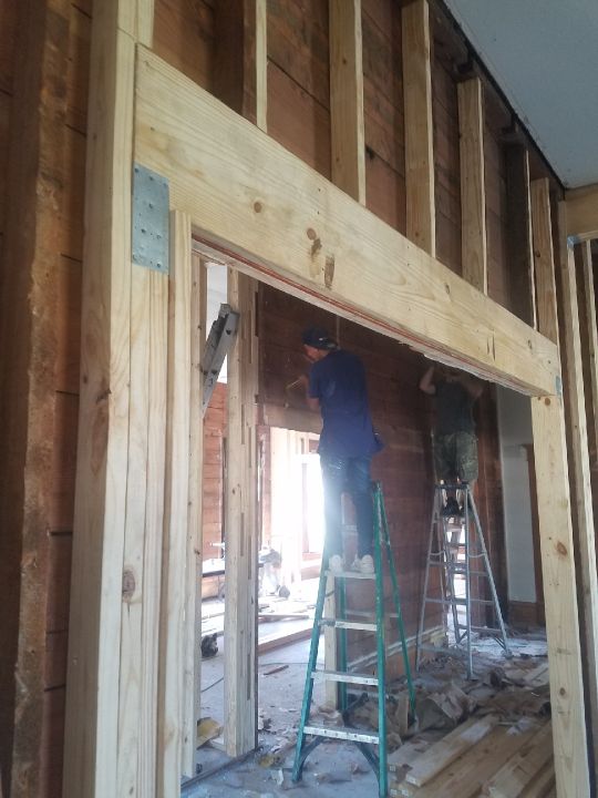 Interior framing by permit, April 2019